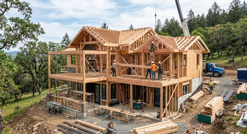Farmhouse Construction in Marin County, CA